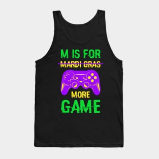 Mardi Gras Video Game Gamer Funny Tank Top